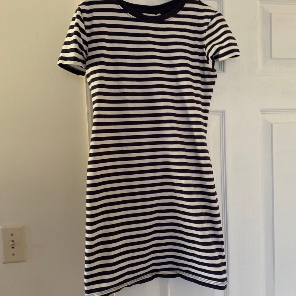 Mini dress stripped
